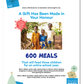 600 Meals | Feed 3 Children for a Year