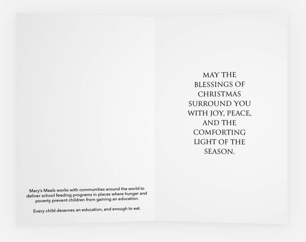 "May the Blessings of Christmas Surround You" Christmas Cards (10 cards with envelopes)