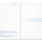"Wishing You a Merry Christmas" Christmas Cards (10 cards with envelopes)