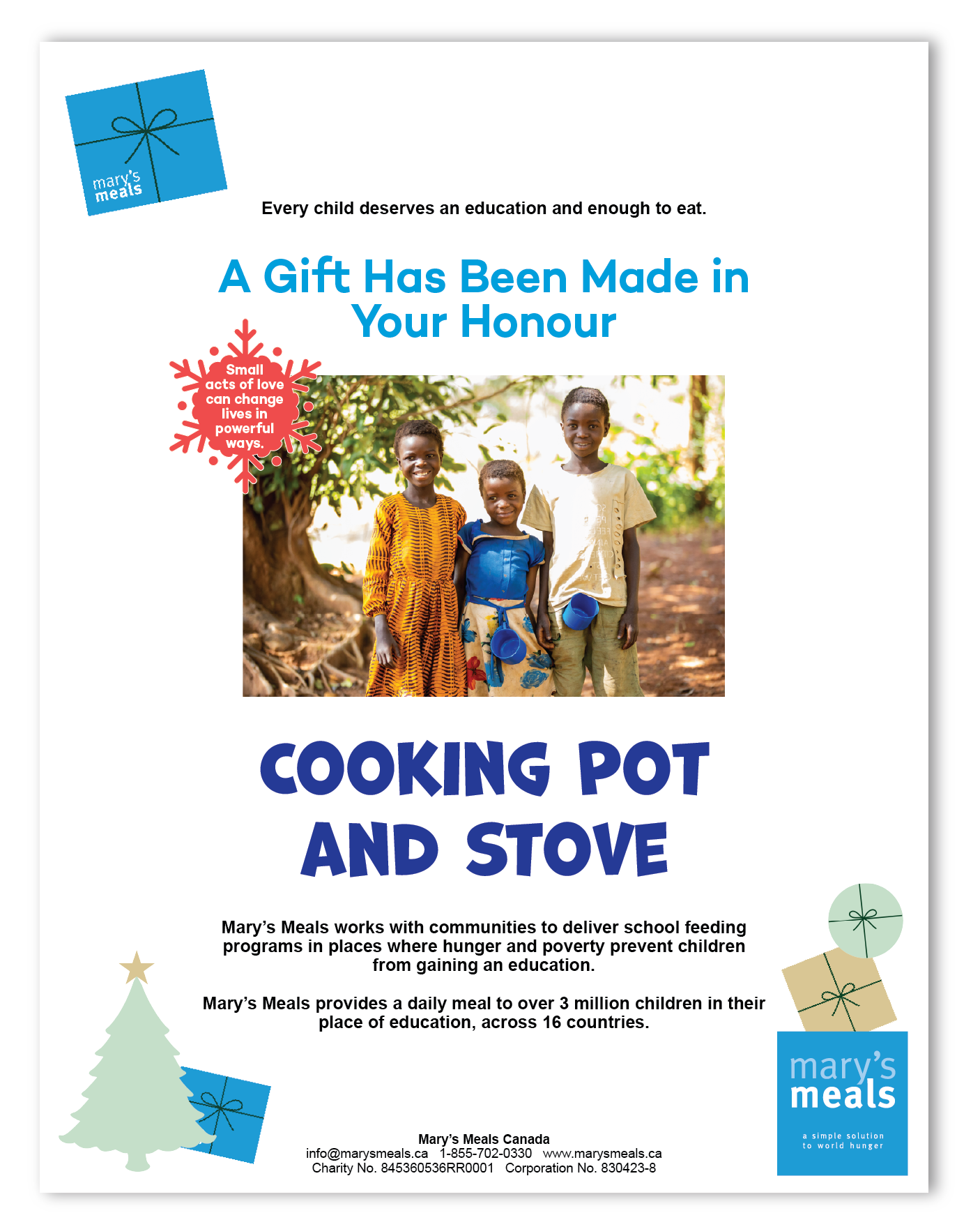 Fund a Cooking Pot and Stove Set